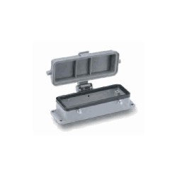 Embase encastrée 24B, Aluminium moulé sous pression, Alliage de zinc moulé, IP65, Sortie basse